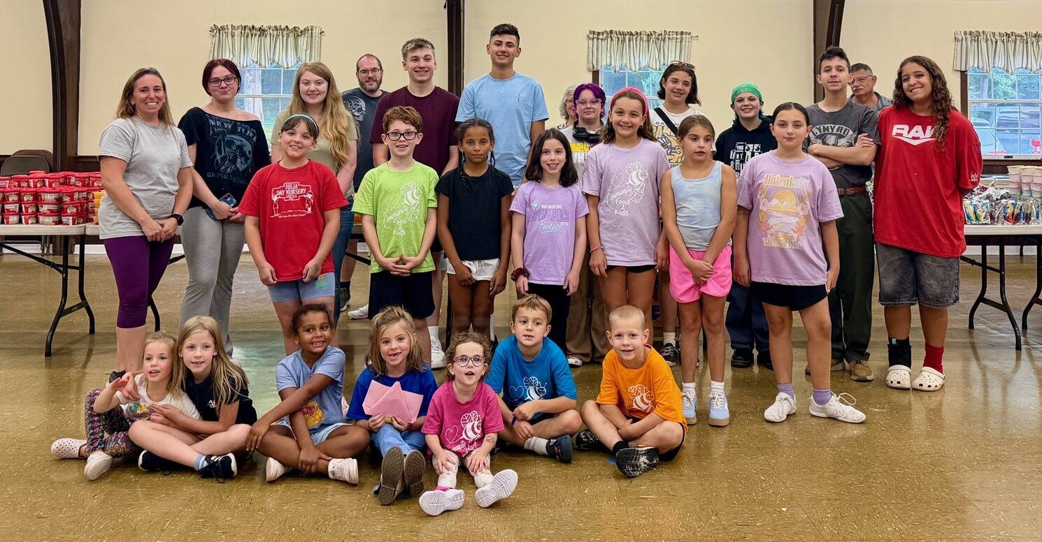 Fifty-six volunteers, many of them kids, at the September 2026 bagging night